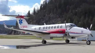 Beechcraft King Air 350 Engine Startup & Takeoff
