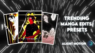 Trending manga edits preset | Alight Motion