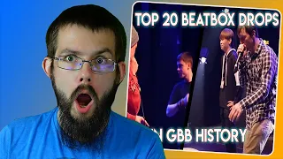Top 20 Beatbox Drops in GBB Part 1 (REACTION!!!)