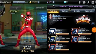 Power Rangers Legacy Wars Am I Meta Remastered Dino Thunder Red Ranger (Nerf)