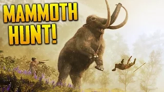 Far Cry Primal: Hunting a Mammoth, GONE WRONG | Gameplay PS4