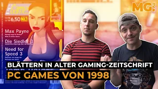 PADDY schaut in die Zeitschrift "PC Games" von 1998