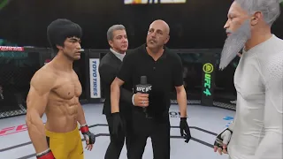 UFC4 Bruce Lee vs White Monk EA Sports UFC 4 PS5