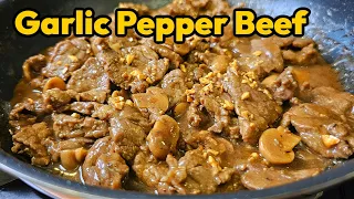 GARLIC PEPPER BEEF ala Jobee naman itong Subukan mo!