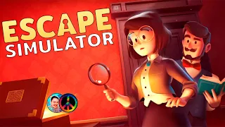 ХИМИЧЕСКИЕ ГОЛОВОЛОМКИ в КОСМОСЕ! - Escape Simulator Прохождение Paciphisto и DVAPlay