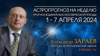 Астропрогноз на неделю с 1 по 7 апреля 2024 - от Александра Зараева