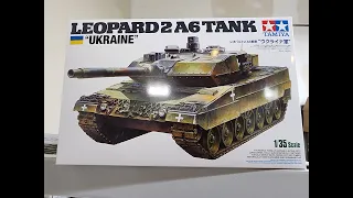 David Does a Review of Tamiya Leopard 2A6 Tank Ukraine Edition 25207