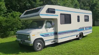 1990 Ford E350 RV Motor Home 50k miles walk around @middlemanauto  *For Information*