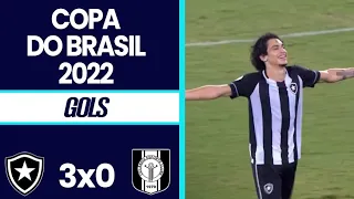 Gols | Botafogo 3x0 Ceilândia | Copa do Brasil 2022 - 3ª Fase [Volta] (Sportv Premiere)