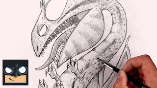 How To Draw a Dragon | Fireworm | Dragons of Berk