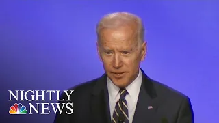 Joe Biden Jokes About Accusations Of Inappropriate Behavior | NBC Nightly News