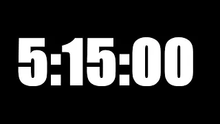 5 HOUR 15 MINUTE TIMER • 315 MINUTE COUNTDOWN TIMER ⏰ LOUD ALARM ⏰