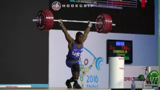 CJ Cummings (69) - 180kg Clean and Jerk Youth World Record