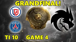 PSG.LGD vs TEAM SPIRIT - INSANE PLAY! - GRANDFINAL! - GAME 4 HIGHLIGHTS - THE INTERNATIONAL 10