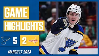 Game Highlights: Blues 5, Capitals 2