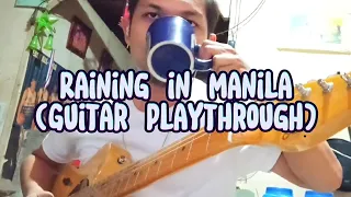 Raining in Manila | Guitar Playthrough | Lola Amour