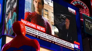 SPIDER-MAN 4 MOVIE CANCELLATION DRIVES ACTOR TOBEY MAGUIRE NUTS!!!