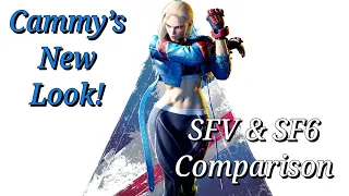 Cammy's SF6 & SFV Moves Comparison Showcase