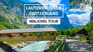 Lauterbrunnen Switzerland 🇨🇭 Rundgang in der schönsten Region der Schweiz [HD walking Video ]