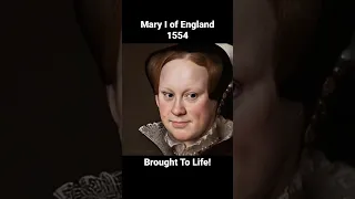 Mary I of England, 1554 #broughttolife #shorts