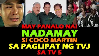 EAT BULAGA! NADAMAY SI COCO MARTIN SA PAGLIPAT NG TVJ DABARKADS SA TV5