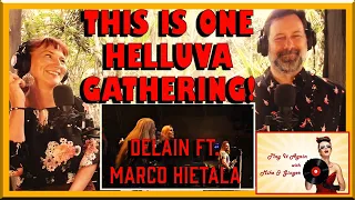 The Gathering (live) - DELAIN ft. MARCO HIETALA Reaction with Mike & Ginger