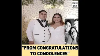 Groom,pumanaw isang araw matapos ang kasal.