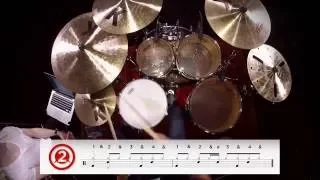 R&B 16th note Groove - Drum Lesson