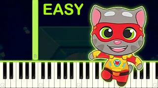 TALKING TOM HEROES - EASY Piano Tutorial