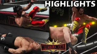 WWE 2K19 SETH ROLLINS VS BROCK LESNAR | WRESTLEMANIA 35 - PREDICTION HIGHLIGHTS