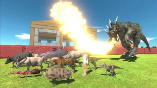 Escape from MUTANT INFERNO-REX - Animal Revolt Battle Simulator Escape from Monster