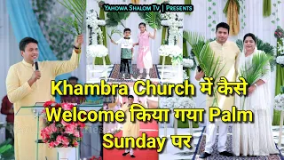 Apostle Ankur Yoseph Narula Blessed Entry Palm Sunday मीटिंग पर 😇 @YahowaShalomTv