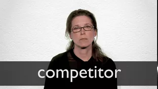 How to pronounce COMPETITOR in British English