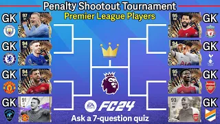 Premier League player becomes goalkeeper! Penalty Shootout Tournament! Haaland, Salah, Saka… FC 24