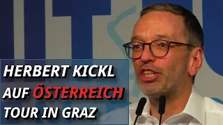 Rede von FPÖ-Chef Herbert Kickl auf seiner Österreich Tour in Graz Eggenberg - On The Grid Ep: 553/4