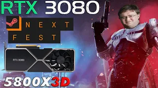 RTX 3080 + 5800X3D - 10 Games From Steam Next Fest Tested | 1440P Ultra Settings