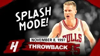 Throwback: Steve Kerr Full Highlights Bulls vs Nets 1997.11.08 - 21 Points off the Bench, 8-13 FGM!