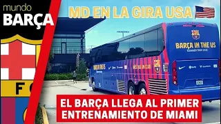 El Barça llega a la Ciudad Deportiva del Inter de Miami para entrenar