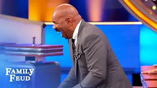 OMG! Contestant's answer DESTROYS Steve Harvey!