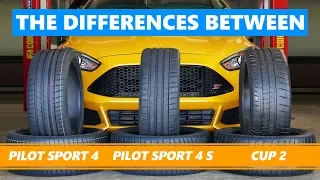 Michelin Pilot Sport 4 vs Pilot Sport 4 S vs Cup 2. The differences tested and explained