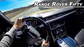 2021 Range Rover Fifty Edition - Rolls Royce Alternative for Less? (POV Binaural Audio)