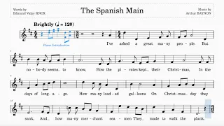 The Spanish Main (Baynon) | Trinity Grade 2 | Group B | 120 bpm | Sing-Along