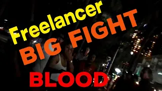Freelancer Big Fight With Blood on Beach Road