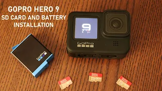 GoPro Hero 9 10 11 | Battery and micro SD Card Installation