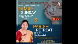 Parish Retreat - Family Counselling- Mrs. Grace Lal
