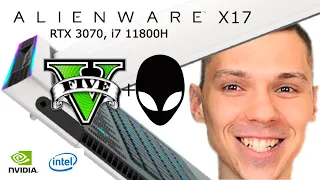 Alienware x17 - RTX 3070 - CORE i7 11800h - GTA 5 GAMING - REVIEW