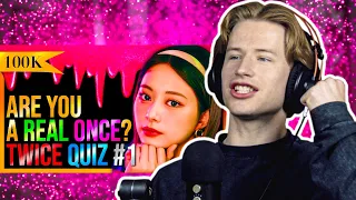 HONEST REACTION to TWICE QUIZ THAT ONLY REAL ONCE CAN PERFECT