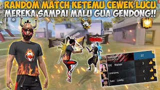 RANDOM MATCH KETEMU 2 CEWEK LUCU!! MEREKA SAMPAI MALU-MALU GUA GENDONG!!