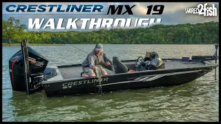 First Look at the Crestliner MX19 | New Fishing Boat Walkthrough
