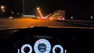 Mercedes E55 AMG cruise & chill on the highway